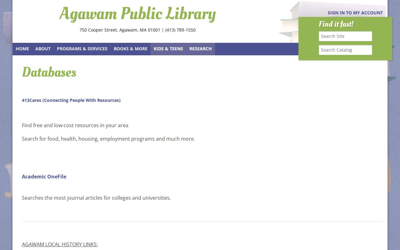 Agawam city directory companion sources in local digitized library research
